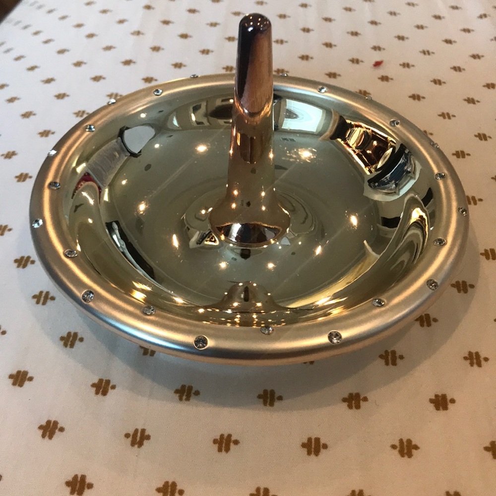 Silver Plated Ring Holder